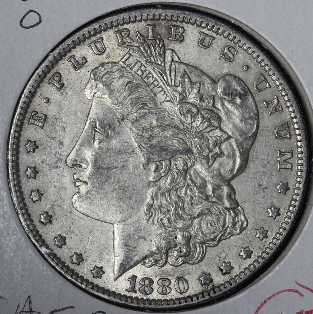 1880-O Morgan Silver Dollar E372 TAEC