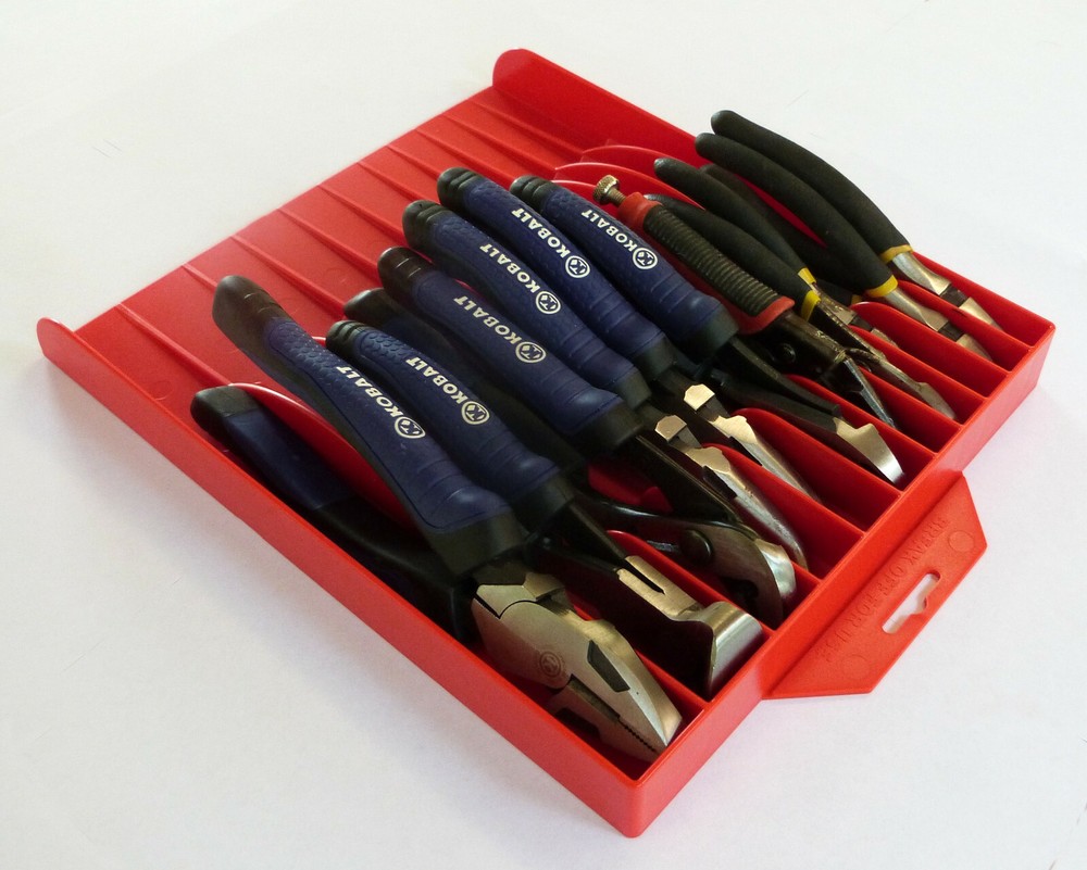 Tool Sorter Pliers Organizer - Red