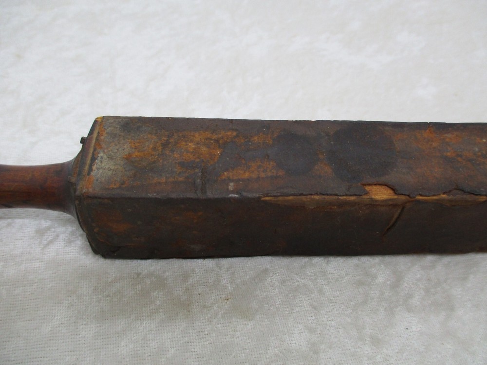 Antique Barber's Straight Razor Leather Strap Strop Sharpener