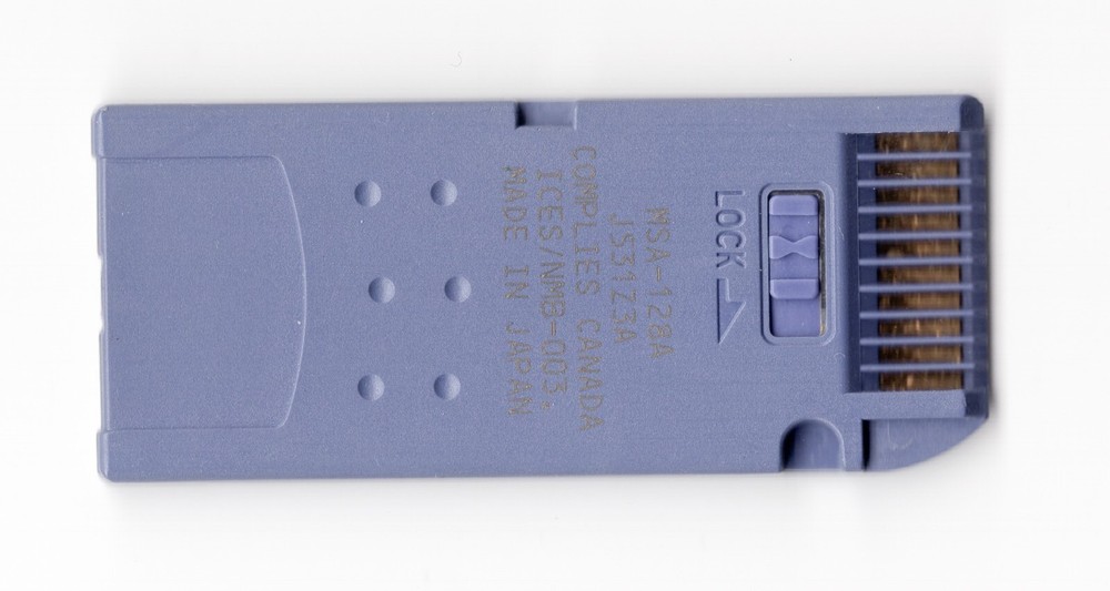Sony Memory Stick 128MB MSA-128A Genuine Camera Memory Card