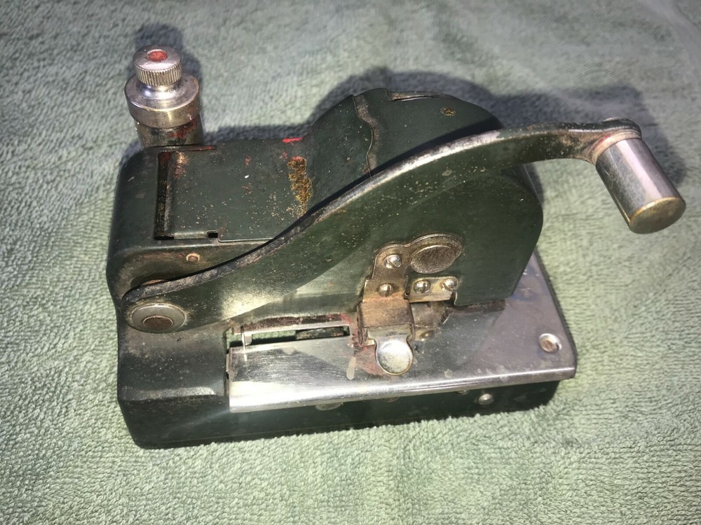 Paymaster NCR Vintage Single Digit Check Writer Machine Antique