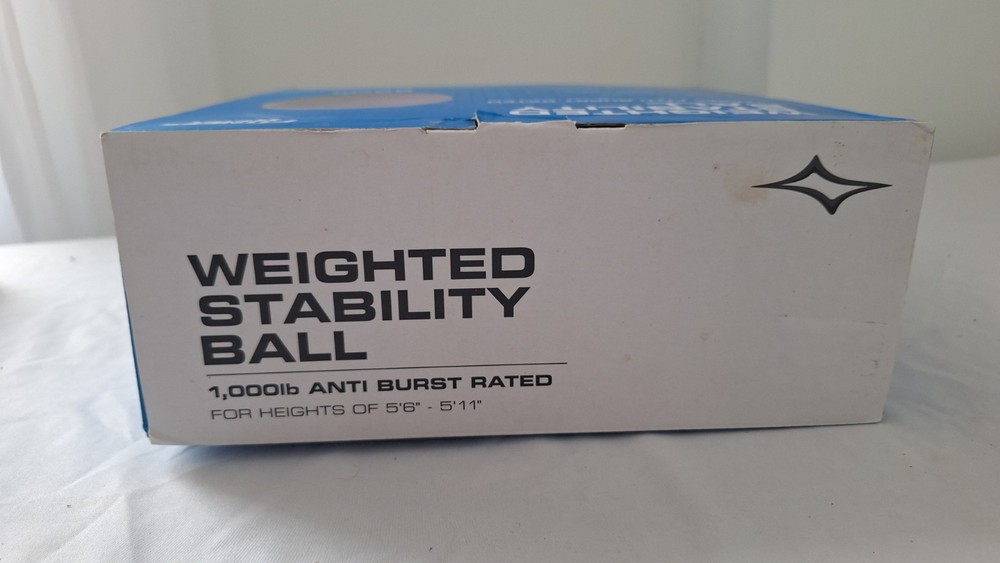 Weighted Stability Ball 65 CM, Pump Included