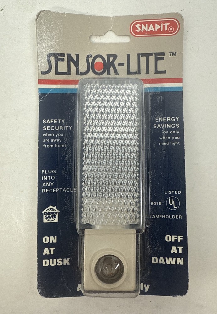 Vintage 1980’s Snapit Sensor-Lite Night Light