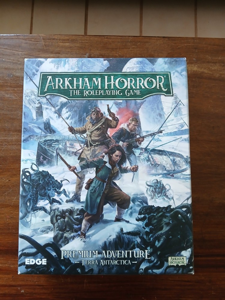 Edge Studio Arkham Horror RPG Terra Antarctica (Open, Unpunched)