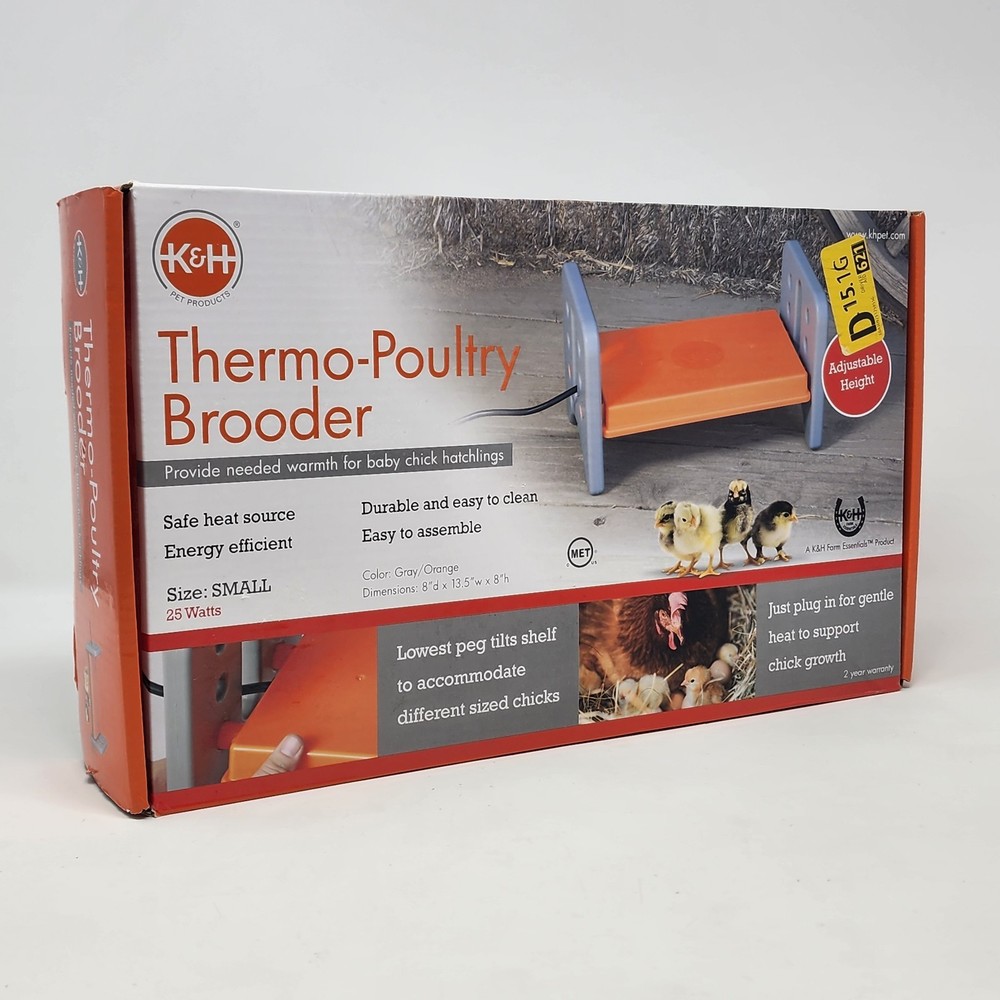 K&H Thermo-Poultry Brooder - Adjustable Height - Pre-owned - Tested - Very Good