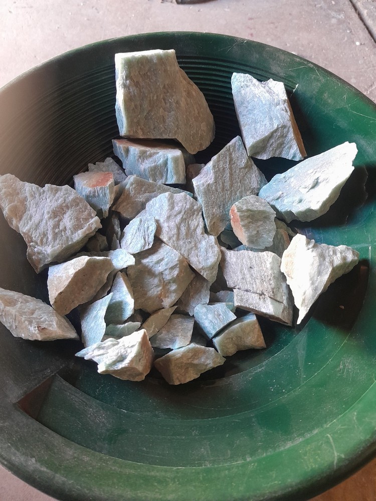 Green Quartzite Rock Rough Raw