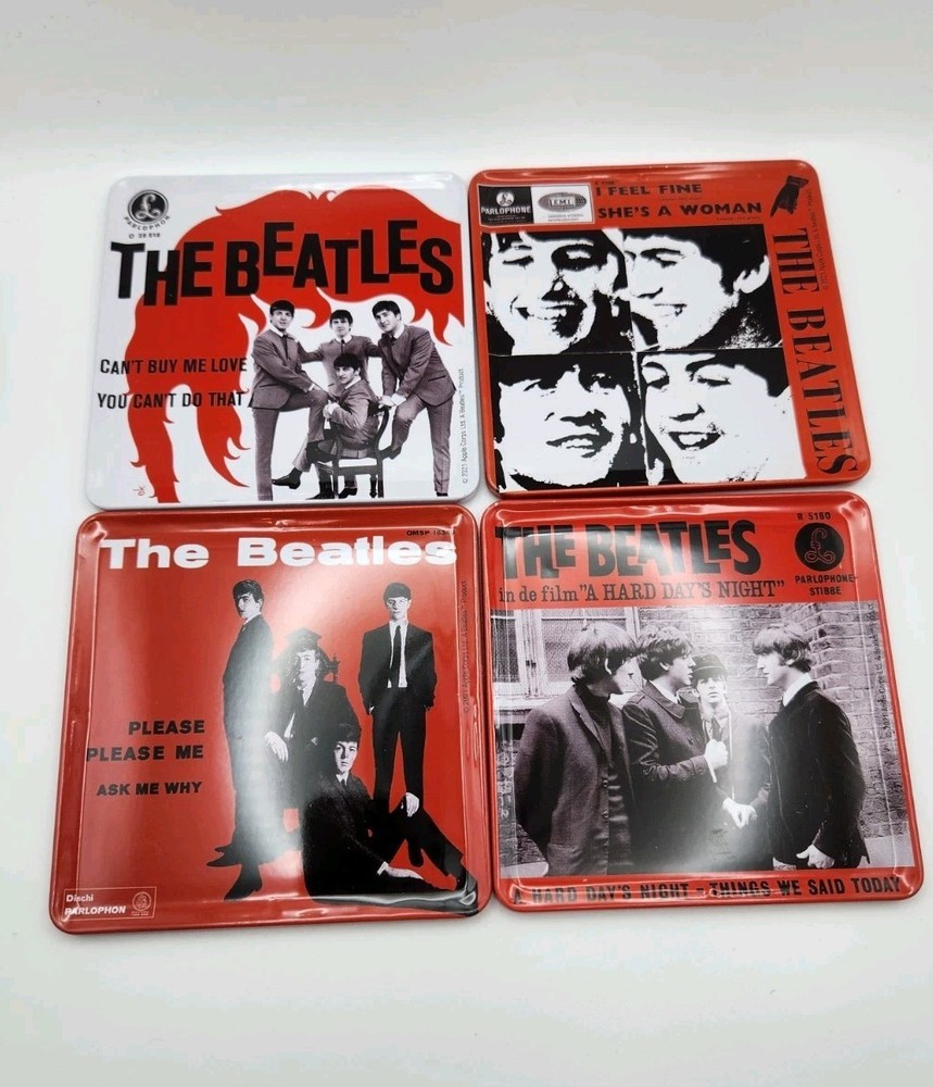 The Beatles Retro Inspired Coaster Set