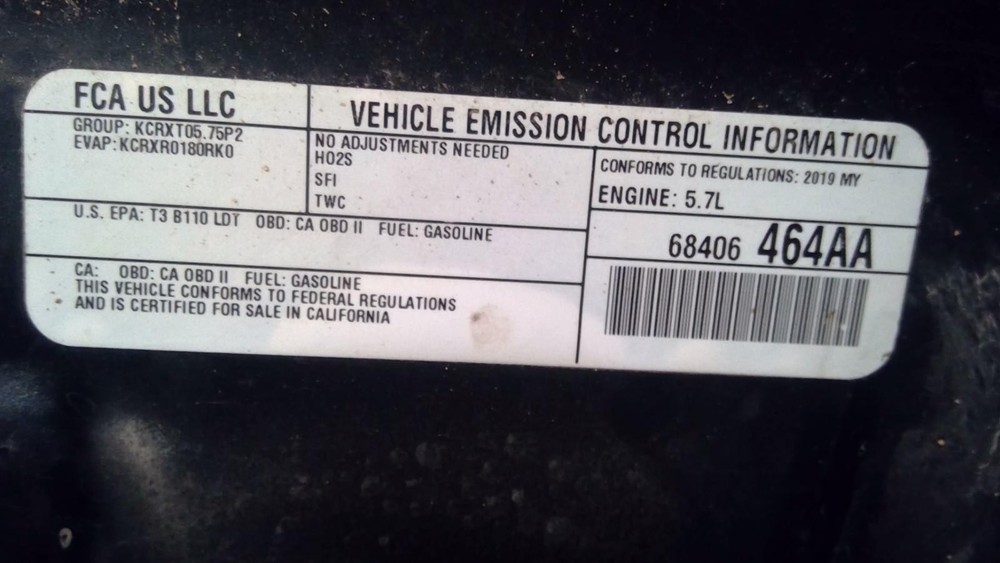 Used A/C Selector Switch fits: 2019 Dodge Durango temperature control front cont