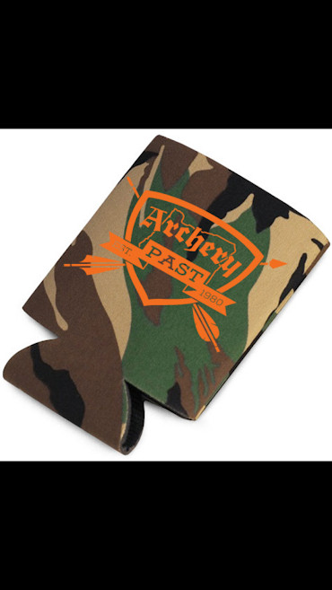 Archery Past Can Koozie