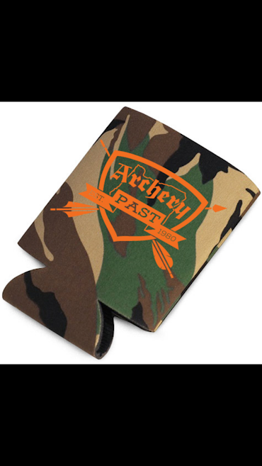 Archery Past Can Koozie