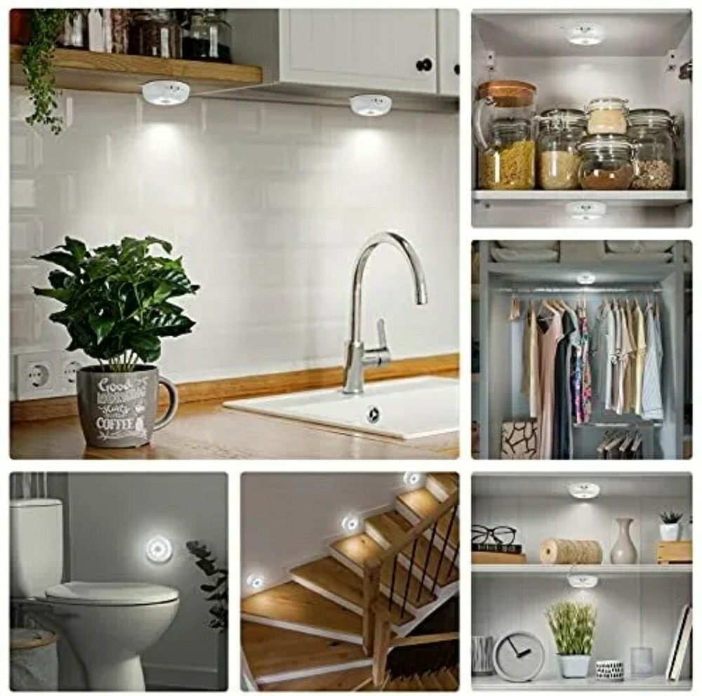 Motion Sensor Light Indoor BLS LED Night Light Closet Lights Under Cabinet Ba...