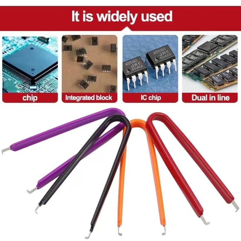 Insulated Handle IC Puller Tool IC Extractor for Safe Removal Chip Tool