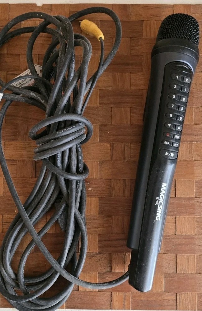 MagicSing ET9K Digital Home Microphone Karaoke **Missing Power Cord**