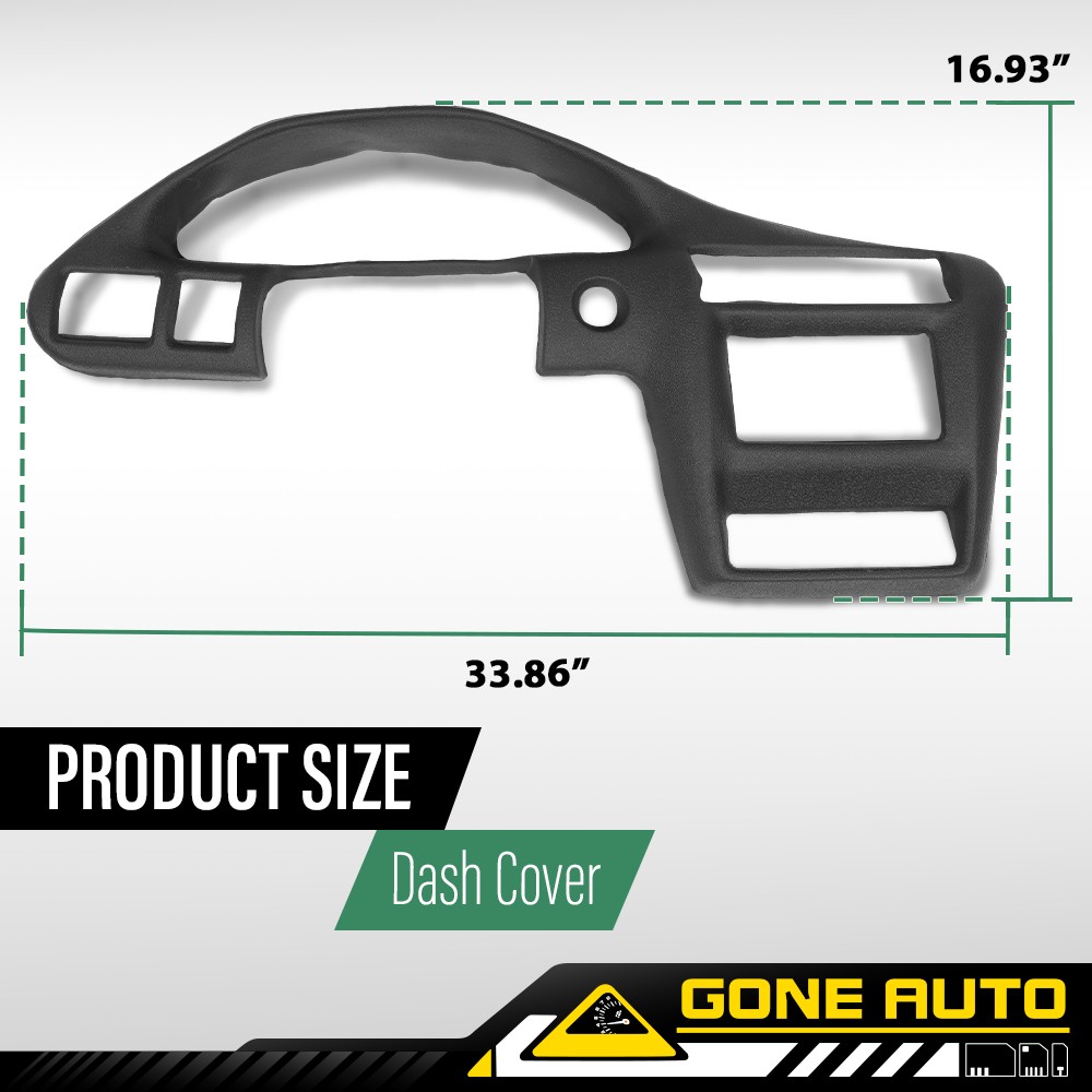 Fit For 2000-05 Chevy Cavalier Instrument Cluster Dash Panel Cover Soft Overlay