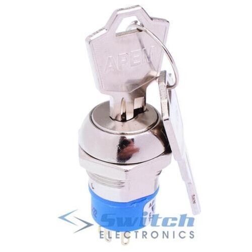 APEM 19mm Key Switch Momentary or Latching 4A LK Series