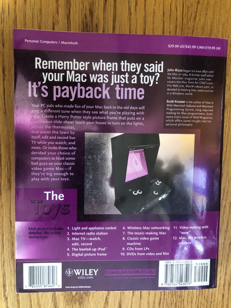 Mac Toys / Macintosh Computer Book