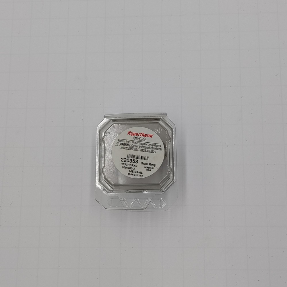 Hypertherm 220353 Swirl Ring HPR HPRXD 200A Plasma Consumable