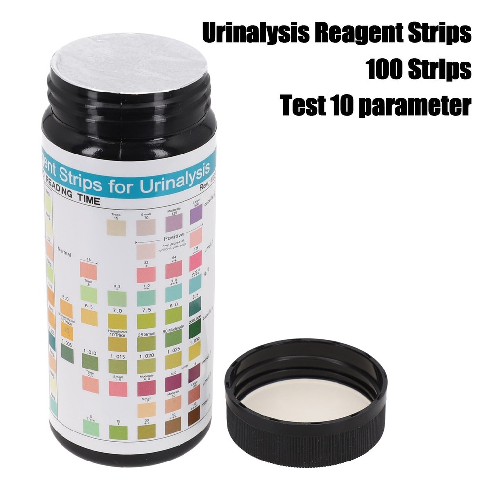 100 Strips URS-10T Reagent Urinalysis Test Strips 10 Parameters Testing Strips