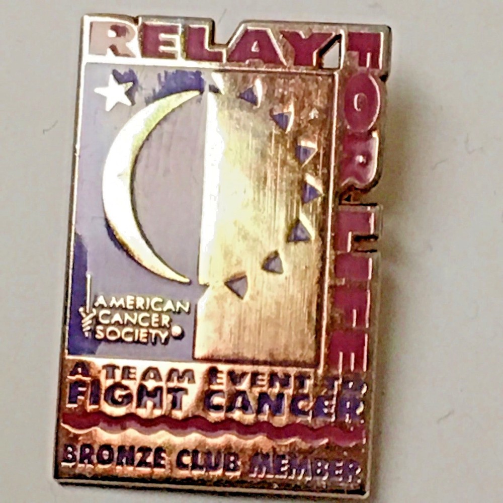 "Relay for Life" Cancer Pin
