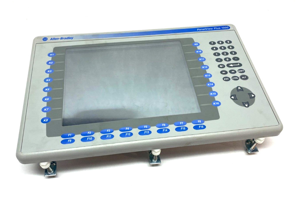 Allen Bradley 2711P-B10C4D1 Ser A Panelview Plus 1000 Touch HMI BROKEN INPUT PIN