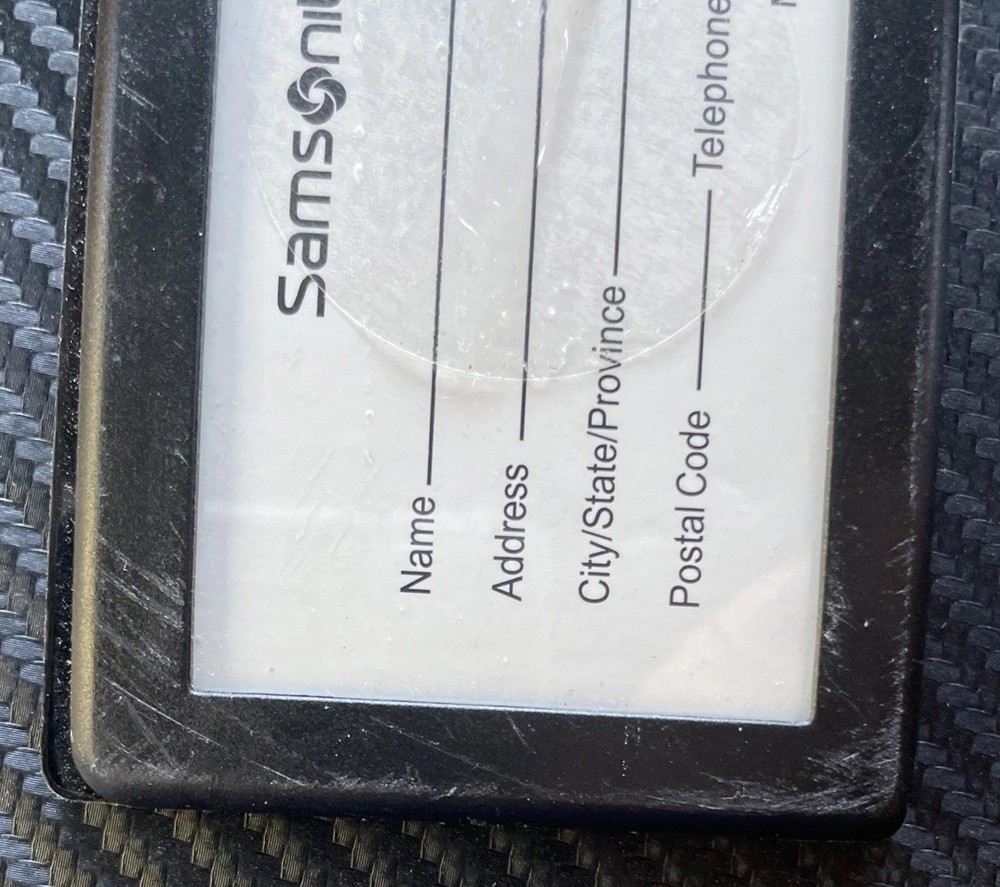 Sams Nite Designer Luggate Tag