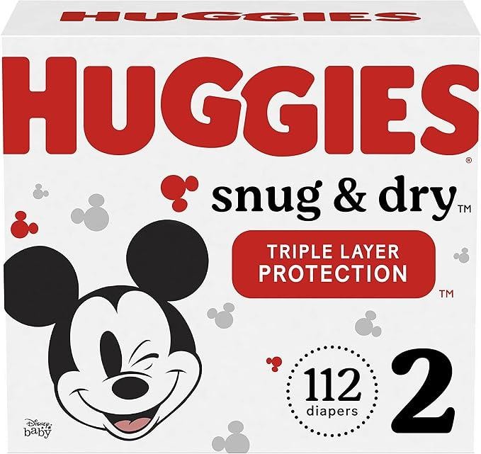 Huggies Snug & Dry Diapers, Size 2