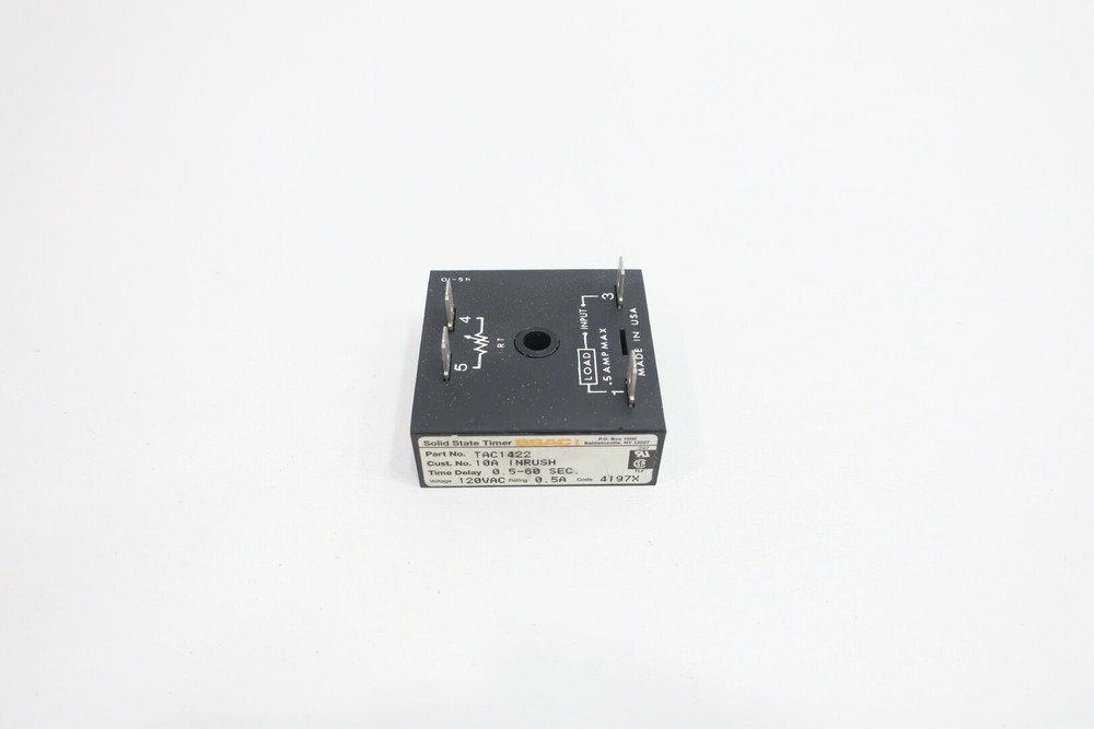 Ssac TAC1422 Solid State Timer 120v-ac