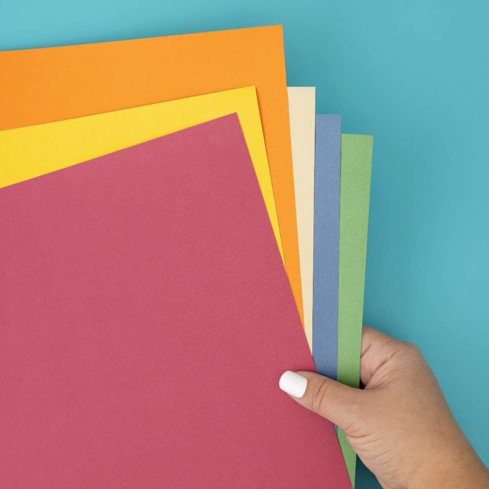 Double Sided Cardstock Stack Textured 58 Sheets 12 x 12 inches