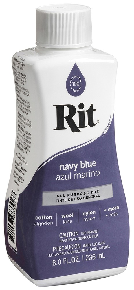 Rit Dye Liquid 8oz Navy Blue