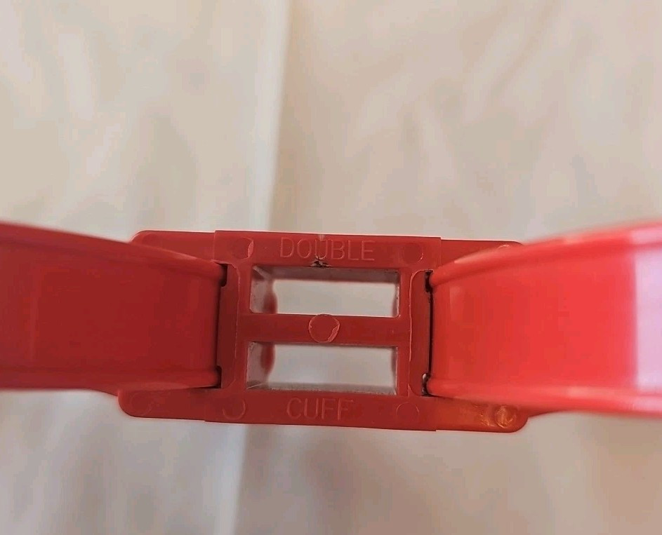 Monadnock 4205 Double Cuff Restraint-Trainer- RED 3-PACK *NEW UNOPENED PACKAGE*