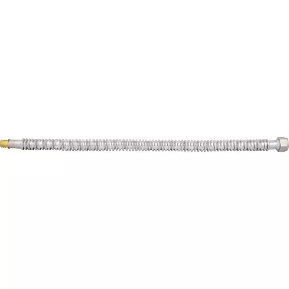 3/4 In. Crimp X 3/4 In. FIP X 24 In. Corrugated Stainless Steel Water Heater Con