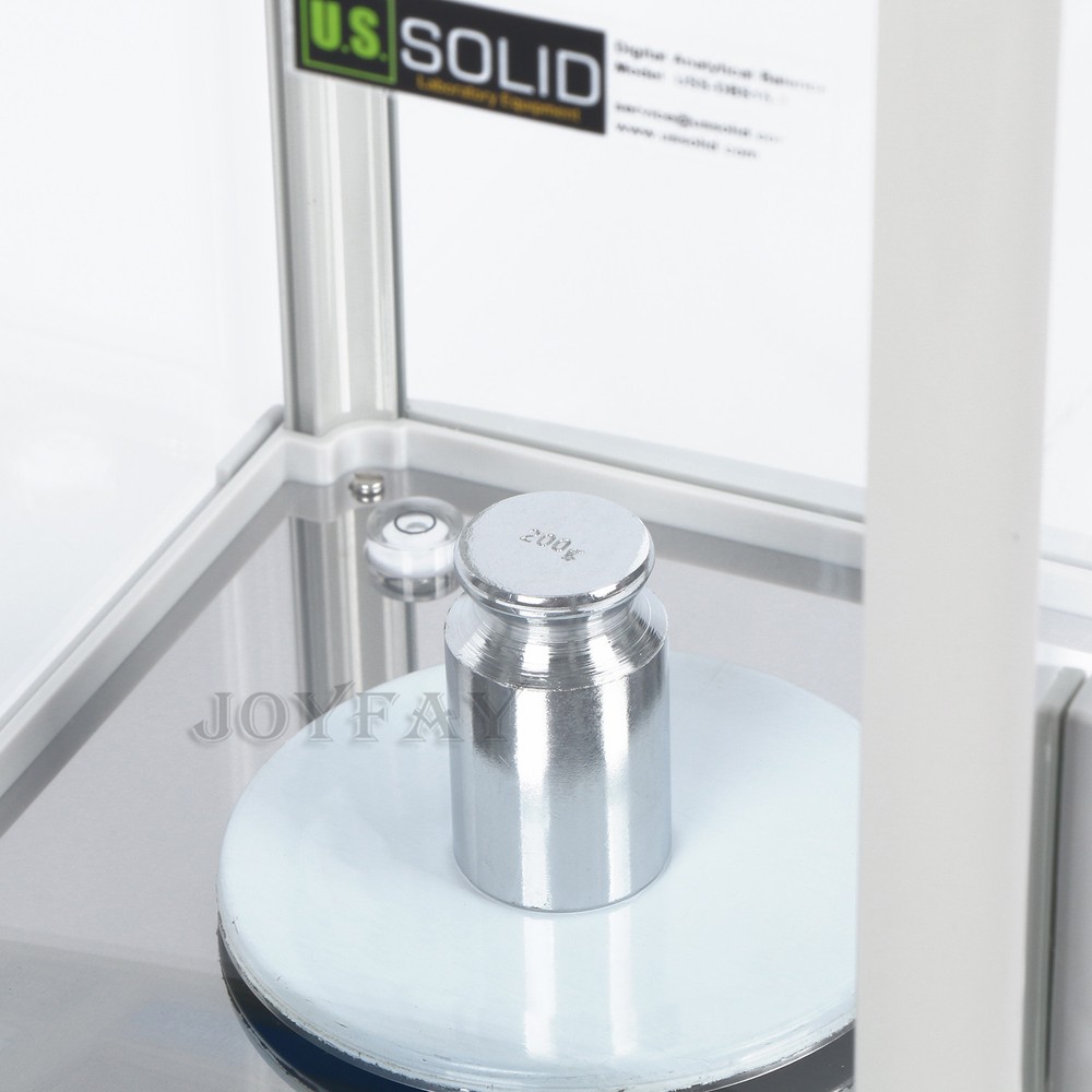 U.S. Solid Analytical Balance 500 x 0.001 g 1mg Lab Digital Precision Scale