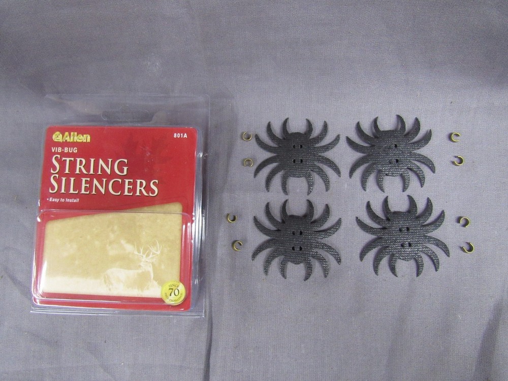 Allen Easy Install Vib-Bug String Silencers 4 In a Pack Bowstring Acces #ALL801A