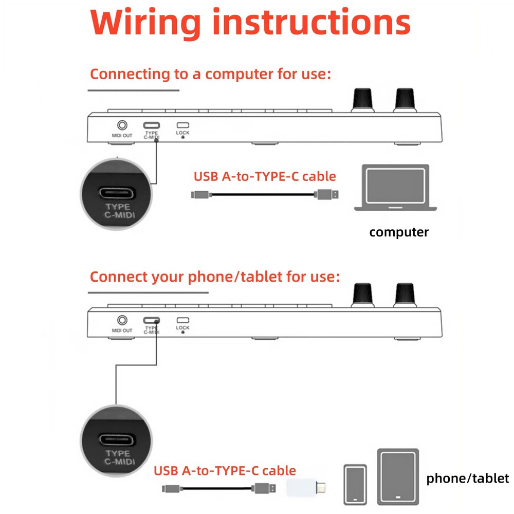 16 MIDI Pad Controller Beat Maker Machine for Finger Drumming Music Making