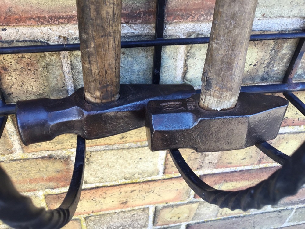 Pair Of Vintage Blacksmiths Hammers