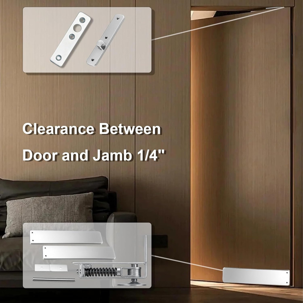 Double Action Spring Hinges Swinging Door Hinge Pivot Hinge with self-Closing an
