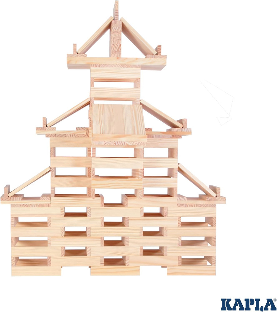 Wooden Construction Kit 200 Bricks