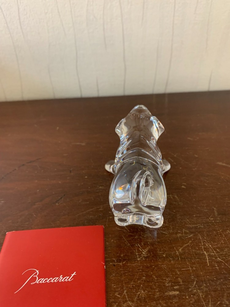 Baccarat Crystal Pug Dog