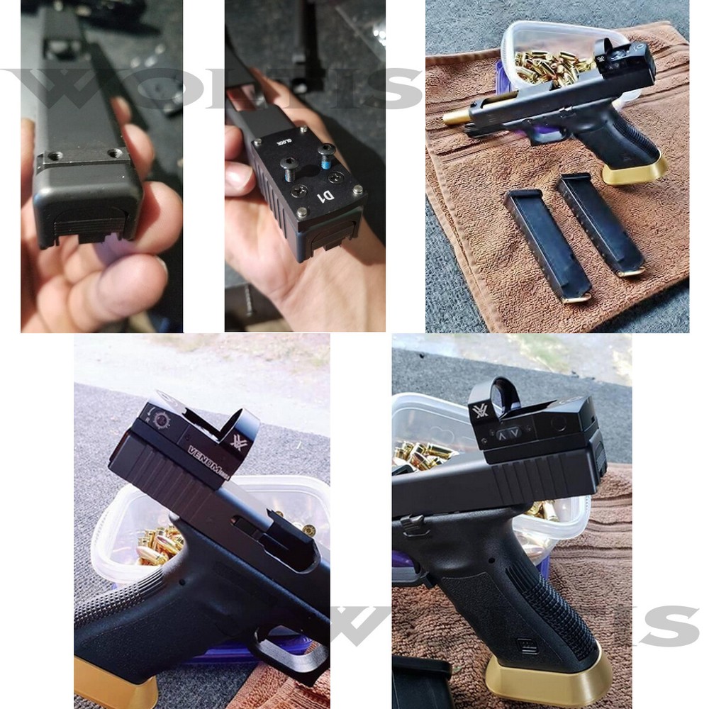 Glock/Canik TP9SF Bersa BP9CC Mount Plate for Vortex Venom Mount Red Dot