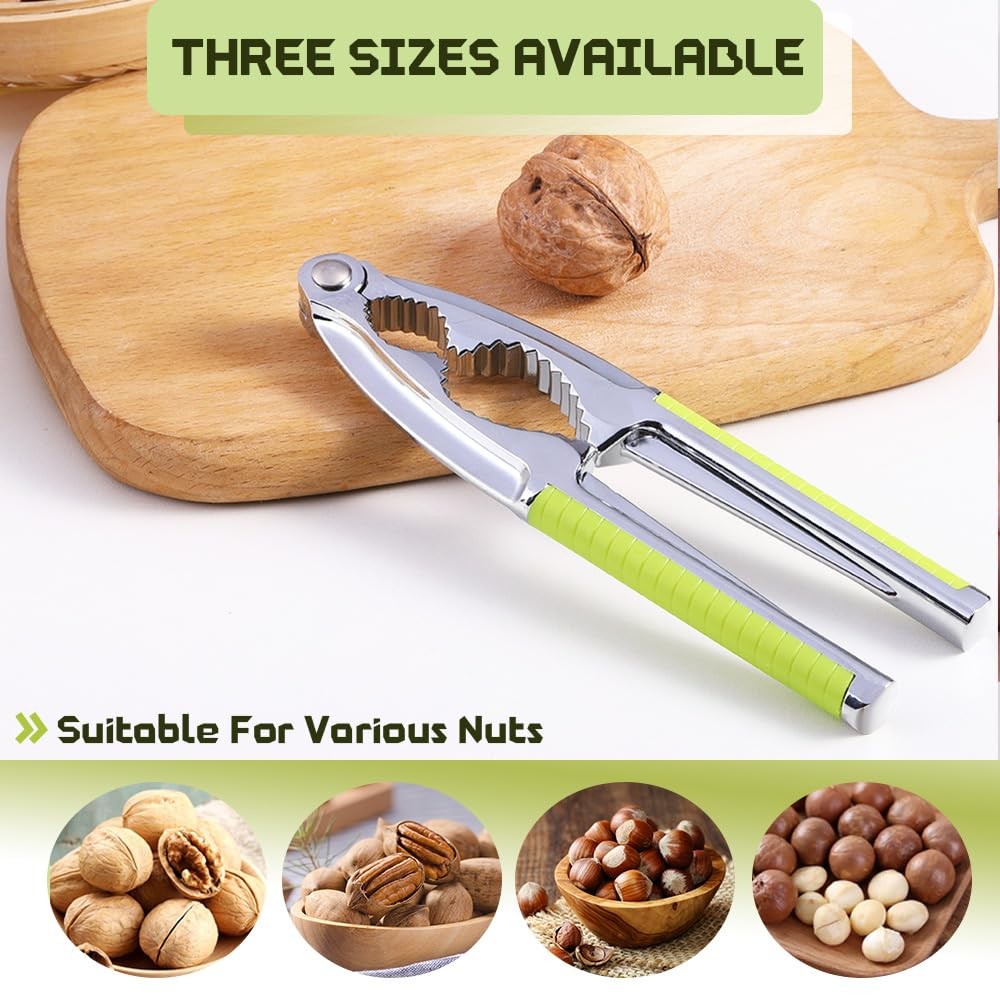 Nut Cracker, Nutcracker, Seafood Tools, Walnut Cracker for 3 Piece Set, Green
