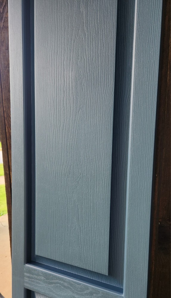 Raised Panel "Indigo Blue" Vinyl Shutters - One Pair - G022