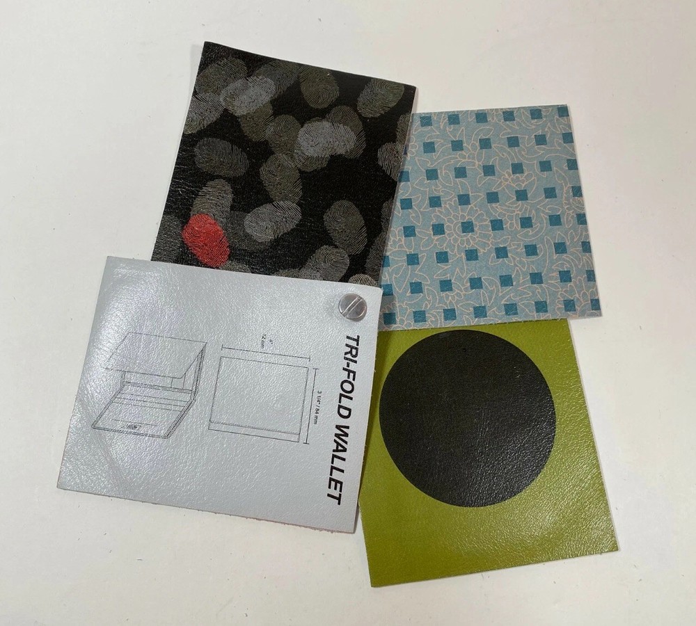 ACME Studio Printed Leather Samples GENE MEYER - MICHAEL GRAVES - JAMES WINES