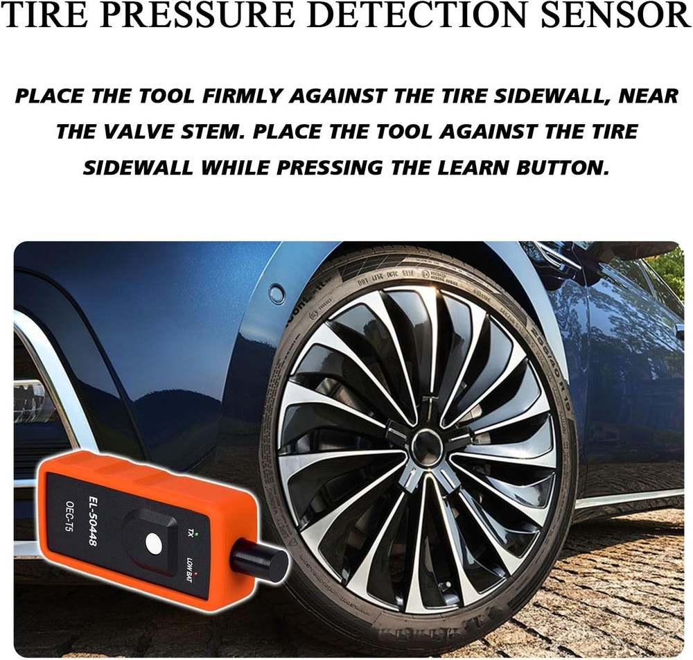 OEC-T5 TPMS Programming Tool - Waterproof Tire Pressure Sensor Activator