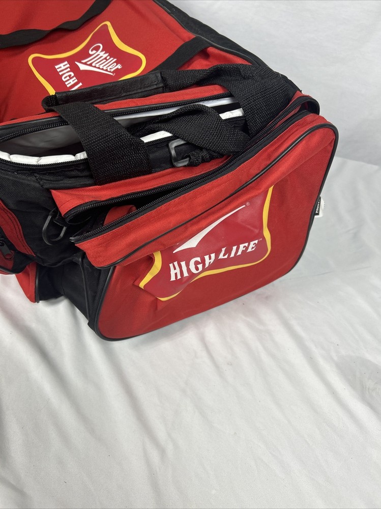 Miller High Life Red Rolling Cooler