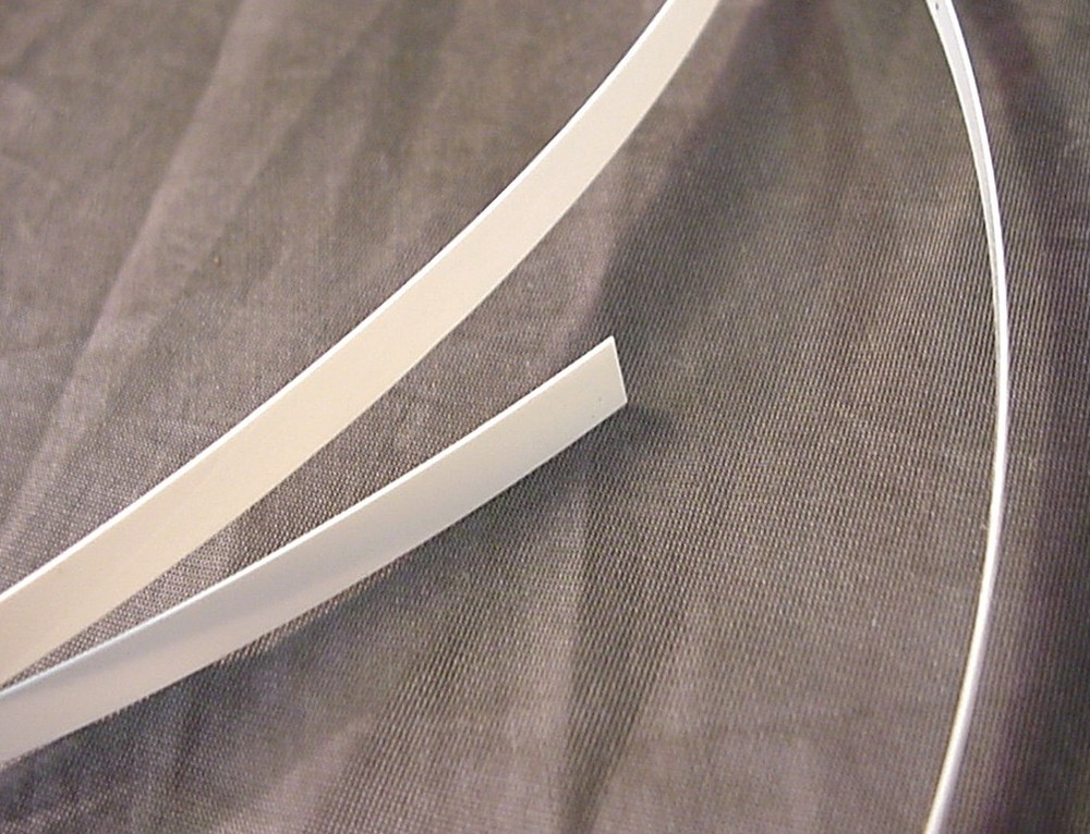 OVER 5 FEET WHITE ABS GUITAR BINDING - thin