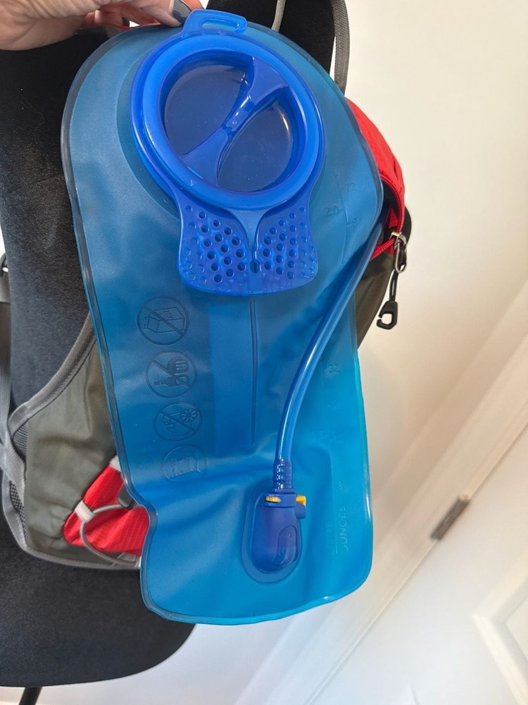 Unigear Hydration Backpack with 2L Water Bladder, Red/Grey