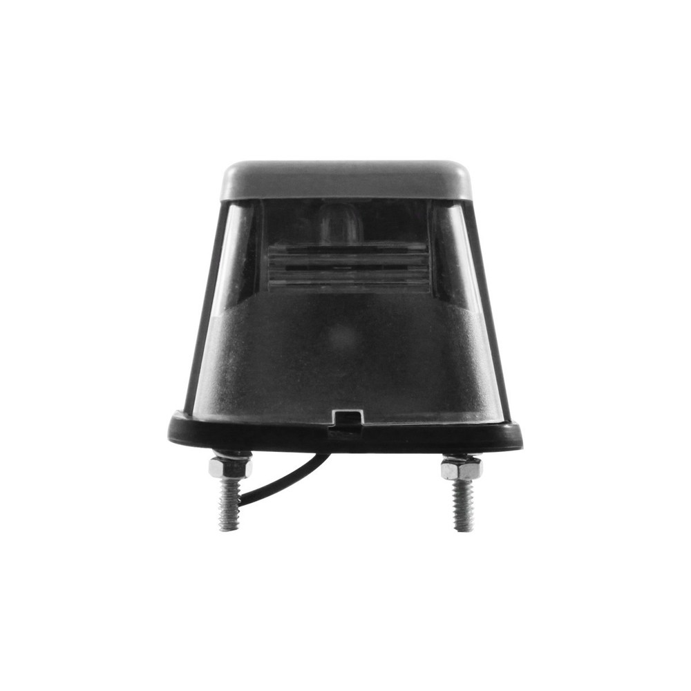 United Pacific 33138 Gray Rectangular License Tag Light Mount