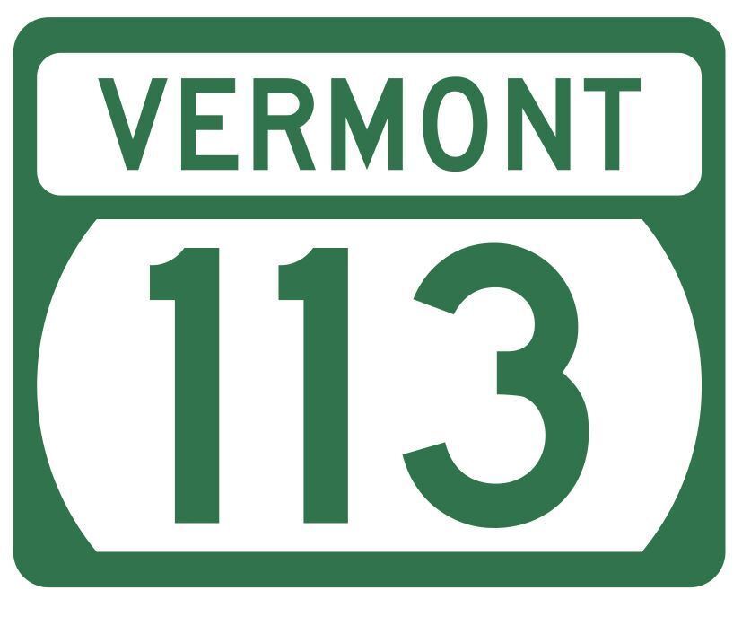 Vermont State Highway 113 Sticker Decal