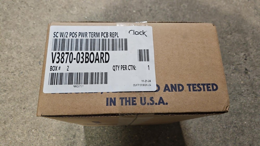 CLACK V3870-03BOARD SYSTEM CONTROLLER BOARD - NEW IN BOX