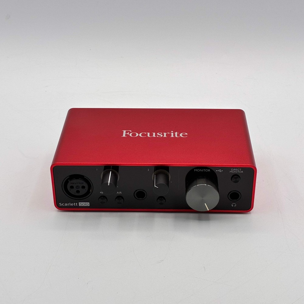 Focusrite Scarlet Solo 4th Gen Audio Interface